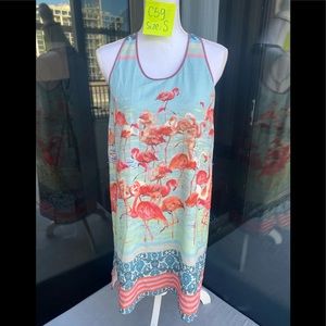 Anthropologie Dream Daily Flamingo Dress 🦩